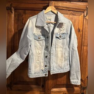 Light Denim Washed Jean Jacket